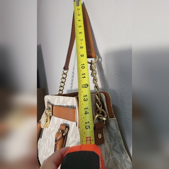 Michael Kors Satchel Handbag & Wallets MK Signature Print Designer - Picture 10 of 11